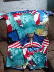 Women's Statue Of Liberty Short Set