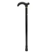 Adjustable Walking Cane With Rubber Tip Ergonomic Aluminum Alloy Walking Stick Cane For Seniors Elderly Mobility Aid Black