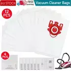 12x Vacuum Cleaner Bags+8x Filters For Miele FJM COMPLETE 3D COMPACT C1 C2 S4 AU