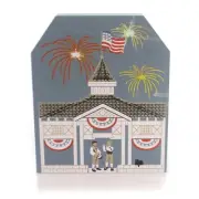 Cats Meow Village Let Freedom Ring Wood Collectors Club Limited 1996 C962