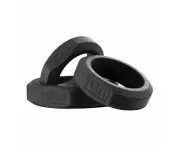 Tom Of Finland 3 Piece Silicone Cock Ring Set Black Premium Erection Support For Men Enhance Pleasure And Performance