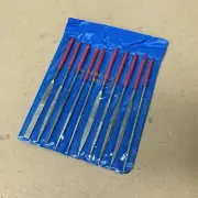 10 Piece Diamond Mini Needle File Set For Metal Wood Carving 16cm x 0.4mm