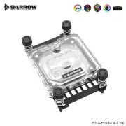 Barrow LTYK3A-04 V2 CPU Water Block for AMD Ryzen 3 5 7 9 AM3+ AM4 AM5 Black