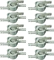 10pcs 1/4 Inch Inline Oil Gas Fuel Tank Tap Filter Petcock Switch Pit PRO Quad Dirt Bike