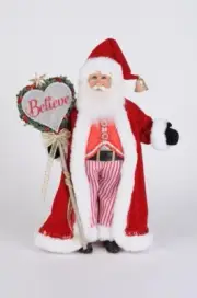 Karen Didion Originals The Lighted Believe in Magic Santa CC18-90