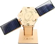 ERINGOGO 1Set DIY Solar Satellite Model Kit Educational Science for Birthday Present Simple Assembly for Independent Thinking Safe Materials for Fun Learning