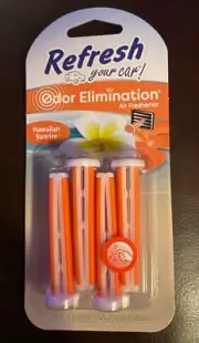 w5c 2m AUTO Refresh Auto Vent Sticks Car Air Fresh HAWAII Scent 012844095449