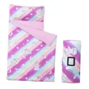Morais Toddler Nap Mat with Removable Pillow and Purple