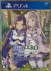 Re:ZERO Prophecy of the Throne Collector's Edition - PlayStation 4 PS4 **NEW**