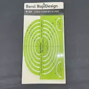 Berol Rapidsign R-124 Large Isometric Ellipse Template
