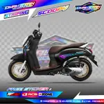 HONDA 摩托車 2021 條紋變化貼紙清單摩托車 2021