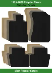 Lloyd Ultimat Front & Rear Row Carpet Mats for 1995-2000 Chrysler Cirrus (for: Chrysler)
