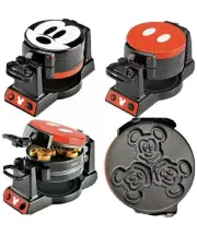 Disney Mickey Mouse MIC-62 Double Flip Waffle Maker * New In Box *