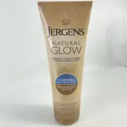 Jergens Natural Glow + Firming Self Tanner Sunless Tanning Lotion Medium 7.5 Oz
