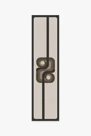 75' x 305' | Machine Washable Runner Rug | Kid & Pet Friendly | Indoor Rug | Jonathan Adler Madrid Gunmetal Rug | Ruggable