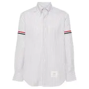 [Thom Browne] Madras Cotton Armband Shirt Men