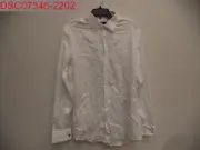 NWT - Stain, Boss Hugo Boss Men's Jacques White Shirt, Size 16.5/42 754117480407