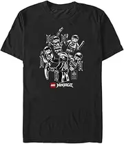 [Fifth Sun] Lego Ninjago Ninja Group Young Men's Short Sleeve Tee Shirt