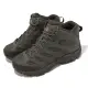 【MERRELL】戰術靴 Moab 3 Mid Tactical WP 男鞋 綠 防水 中筒 Vibram 越野 登山(ML004113)