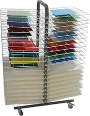 Art Drying Rack,Drawing Paper Drying Rack,Metal Classroom Drying Rack,Space Saving Suitable for Classrooms Studio and Homes(Specification:40th Tiers)
