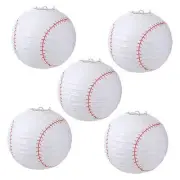 Baseball Paper Lanterns Sports Baseball Themed Birthday Party 8 Inch
