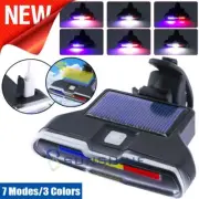 Luces Solares para bicicletas Recargable impermeable de LED Luz Trasera 7 Modos