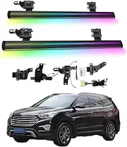 BJOHQ Electric Running Boards Compatible for Hyundai Gerui 2014-2018 with Light, SUV, Off-Road & Pickup Trucks - Retractable Truck Steps & Nerf Bars
