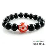 【GEMMAKER 頑石睛萃】黑瑪瑙琉璃手珠(10MM/26.8G)