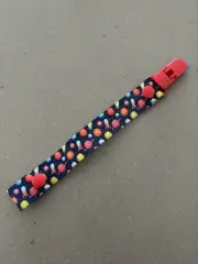 Baby Dummy Clips Pacifier Chain Soother Holder Strap Space Aliens Planets