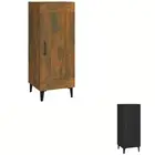 Sideboard Engineered Wood Cupboard Shelf Home Organiser Multi Colours vidaXL