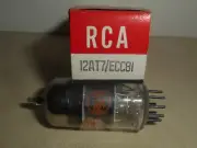 RCA 12AT7 ECC81 NOS NIB 1967 BR Date Code Grey Plates Halo Getter