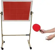 Floor-Standing Ping Pong Return Board,Professional Table Tennis Exerciser,Self Training Equipment,Easy to Use for Playground