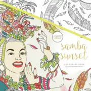 Kaisercolour Perfect Bound Colouring Book Samba Sunset 9.75"x9.75", 40pg