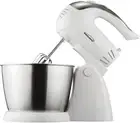 Stand Mixer, 5-Speed + Turbo, White