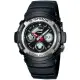 【CASIO 卡西歐】G-SHOCK 極速運動雙顯手錶 新年禮物 母親節 禮物(AW-590-1A)