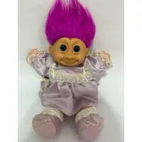 在飛比找蝦皮購物優惠-老物1980s troll plush trolls 淺紫色