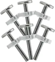 COOLHIYA Baby Gate Extension Screws and Spindle Rods Set M10 Size Wall Protector and Replacement Hardware for Pet and Baby Safety Gates