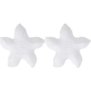 2x LVD Starfish Plate Ceramic Trinket Dish Tray Home/Lounge Decor 16.5cm White
