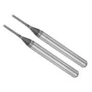 7x1mm Tungsten Carbide CNC End Mill CNC Router Bits Right Hand 2pcs