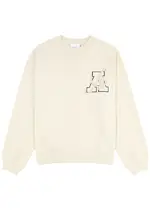 Axel Arigato Hart Logo-embroidered Cotton Sweatshirt - Beige - L L