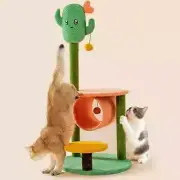 Cactus Cat Climbing Frame Cat Scratch Post Jumping Platform Kitty Kitten Cat