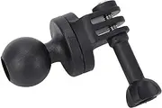 B Size Ball Mount Adaptor, 1/4in-20 Threaded Stud Lightweight High Strength 1in Ball Mount Adapter for Insta360 One X2 X One R RS 2