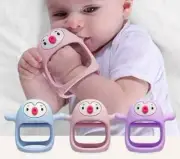 Never Drop Silicone Teething Toys for Babies,Infant Hand Teether Pacifiers Breas