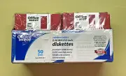 New office Depot 47 pack rainbow color 2HD IBM 3.5 DISKETTES