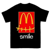 Travis Scott Mcdonalds Smile Graphic T-shirt XXL