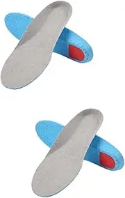GOOHOCHY 2 Pairs Ultra-light Soft Boys and Girls' Shoe Insoles Anti-sweat Breathable Arch Support Inserts (size s Grey)