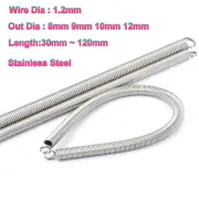 1.2mm Wire Dia.Expansion Extension Tension Spring Stainless A2 Extension Springs