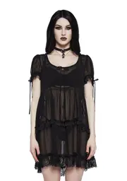 [Widow] Loves Moonlight Babydoll Dress