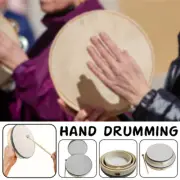Wooden Hand Drum Kid Percussion Toy Music Game Portable Musical Instrument NEW