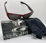 NEW OAKLEY JUPITER LX SUNGLASSES BRICK RED WITH GREY LENS